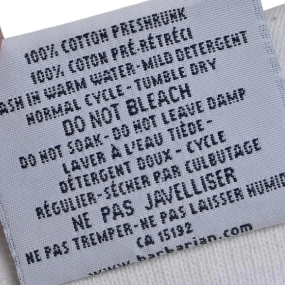 Barbarian Rugby Shirt England World in Union White Long Sleeve Athletic Size XXL - Picture 9 of 11